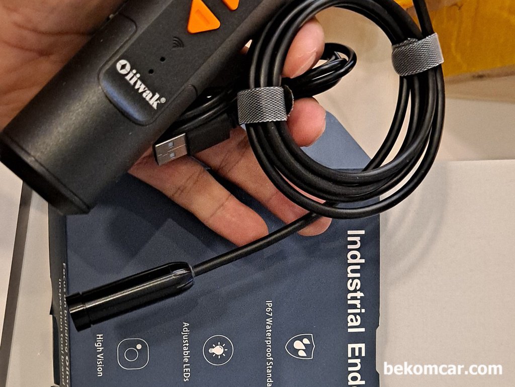 12M 고 해상도 WIFI 무선 자동차점검용 내시경이다|bekomcar.com