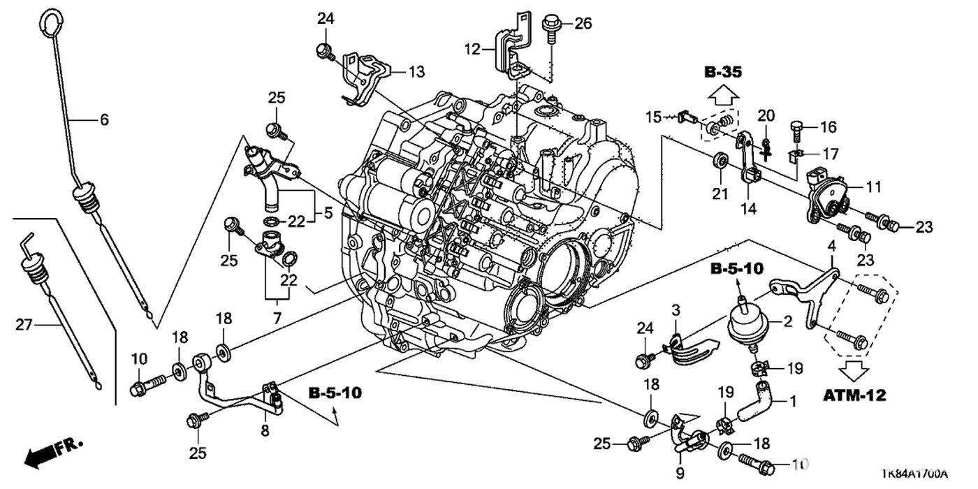 #2, Honda 25430-PLR-003 Filter (ATf)
#11, 28900-RT4-003 Sensor Assembly, Position|بيكومكار (bekomcar)