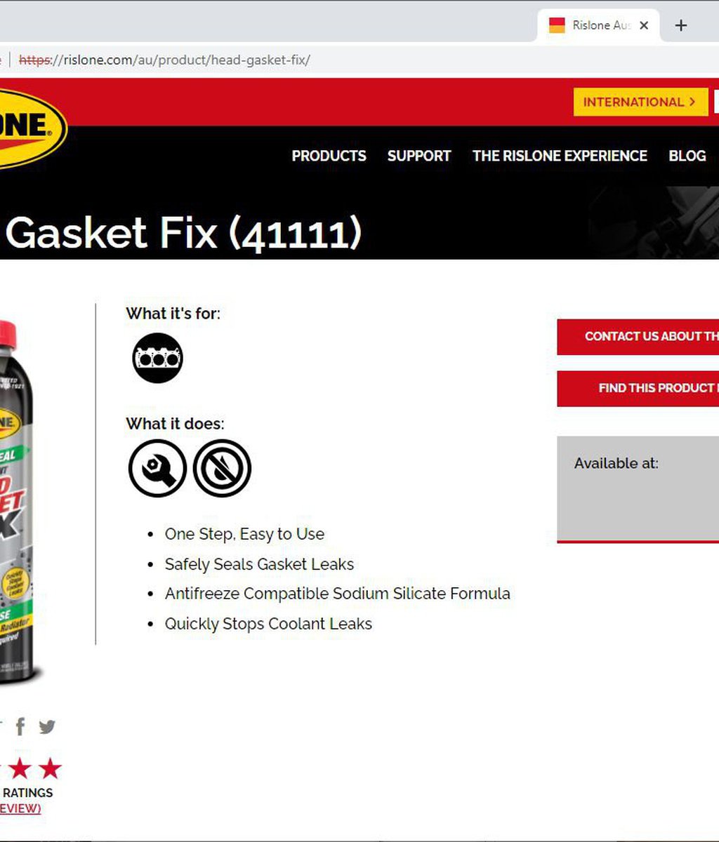 실린더 헤드가스켓 냉각수 누수차단제 (Head Gasket Fix (41111))|베콤카 차량정밀진단