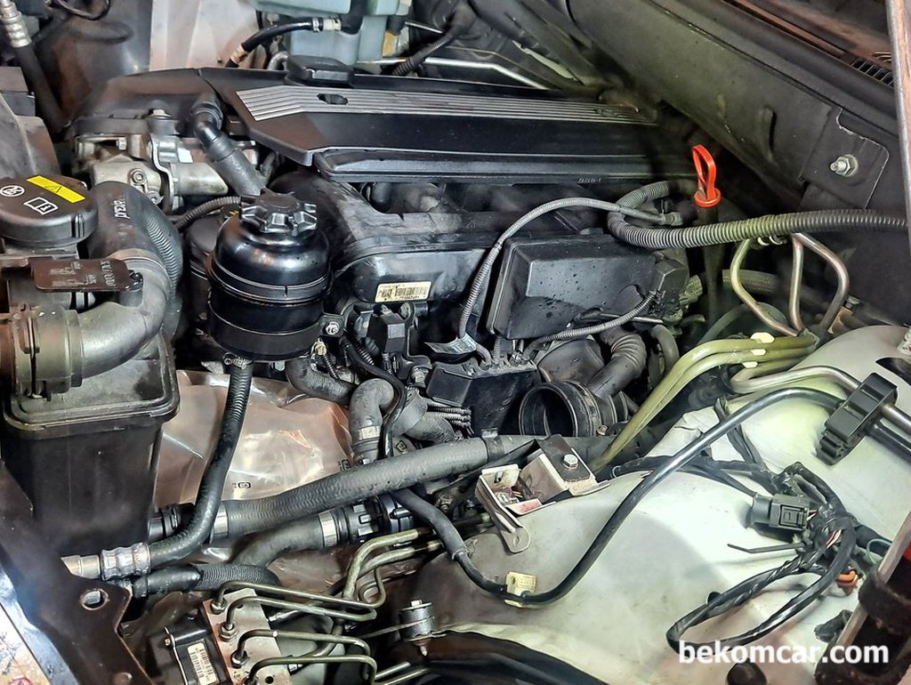 BMW X5 E53 3.0i 파워오일통 교환 및 오일 플러싱|贝科姆汽车 (bekomcar)