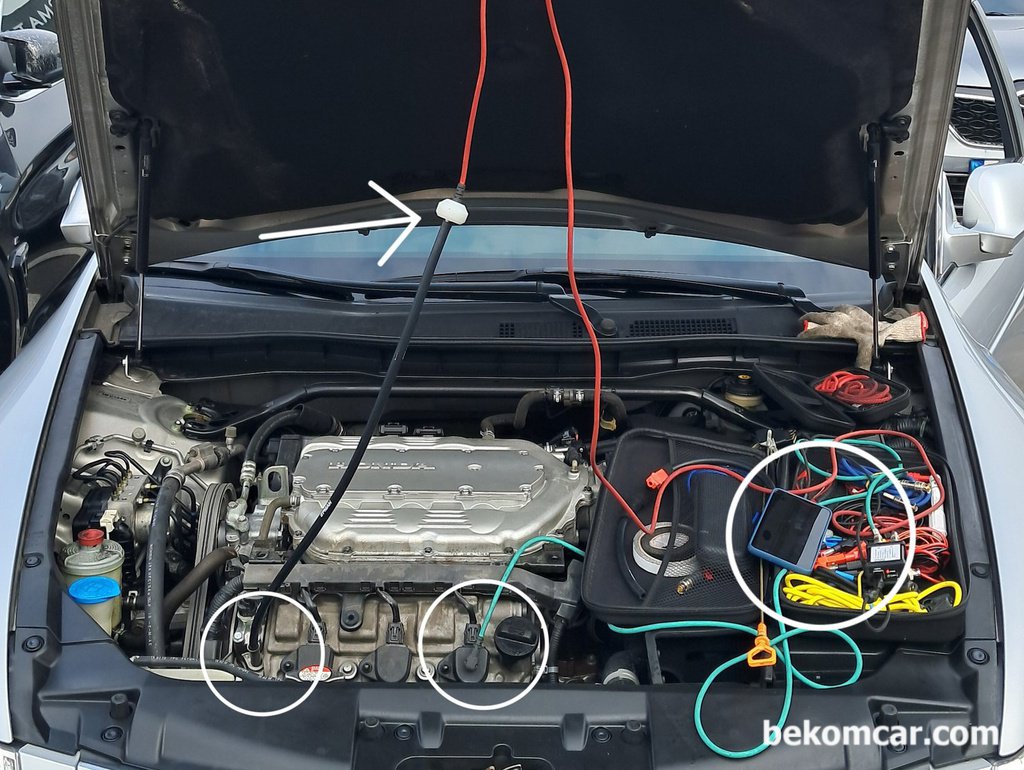 2010년 혼다 어코드 V6 3.5L 중고차구매 점검기록, 파형분석 & 실린더 내시경검사|bekomcar.com