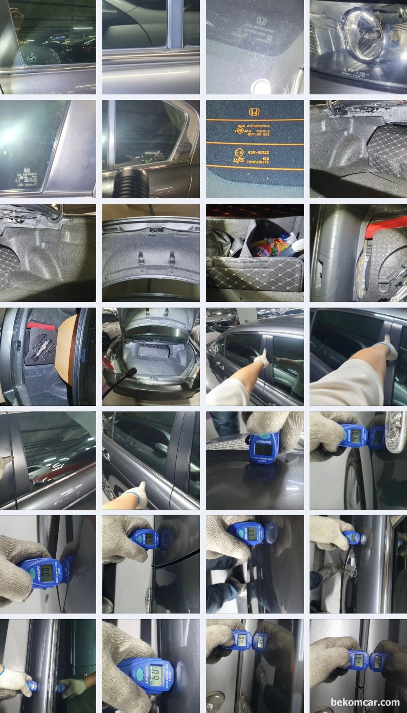 혼다 어코드 8세대 2.4L 중고차 검수과정 요약기록이다. 그냥 몽땅 모아서 보는 점검기록이다.|베콤카 차량정밀진단