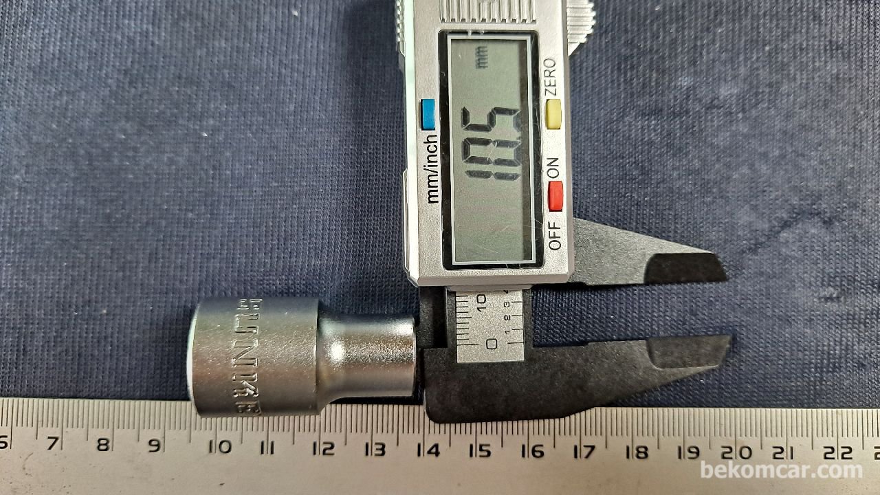 10mmメートル法6ポイントソケット、1/2 "|ベコムカー (bekomcar)