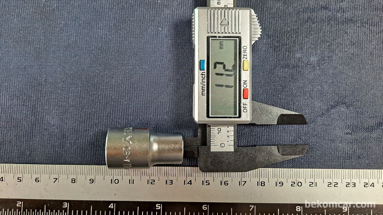 11mm 6ポイントソケット、1/2 "|ベコムカー (bekomcar)