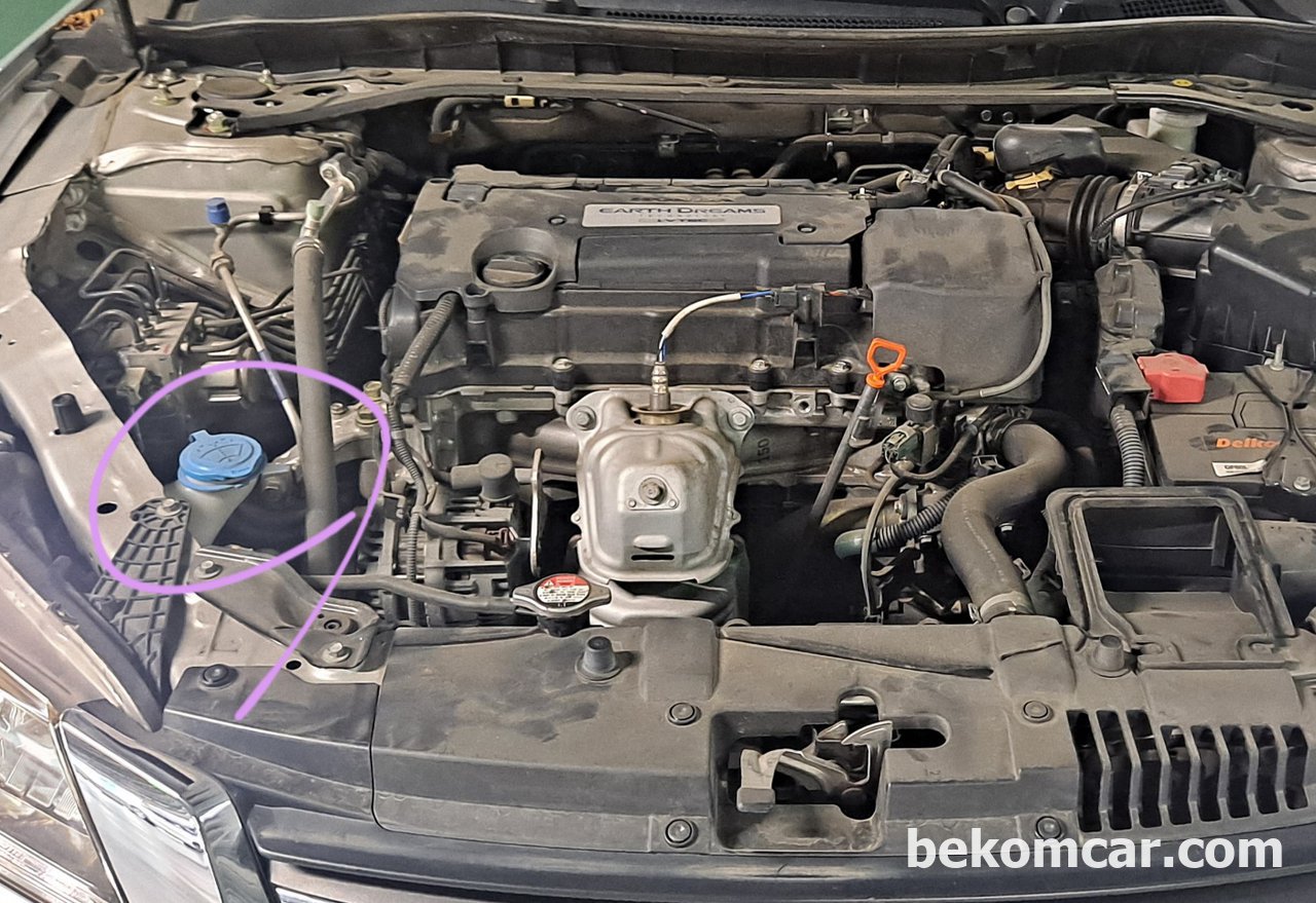 [Honda, Windshield washer fluid] 9th generation Accord 2.4L window