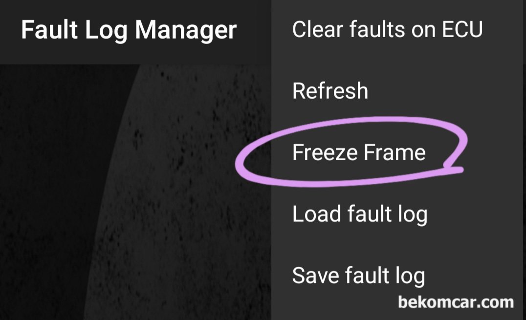 자동차진단시 블랙박스 나 CCTV 역할을 하는 Freeze frame data (FFD) 는 무엇이고 왜 중요한가요?, None|베콤카 중고차구매진단