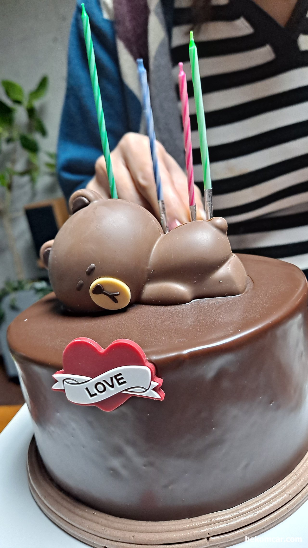 곰돌이가 이렇게 귀여워요, 곰돌이 케이크, 쵸코케이크에 곰돌이|베콤카 (bekomcar.com)