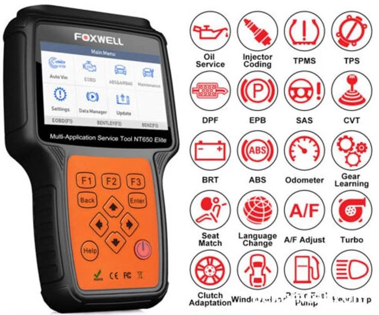 스캐너가 NT-650인데 쓰로틀바디 리셋을 어떻게 하는지 궁금합니다., FOXWELL-NT650 엘리트 OBD2 스캐너이다. 유지보수에 최적인 스캐너이다. 차량진단에 적합하지 않다. Photo courtesy of www.aliexpress.com|贝科姆汽车 (bekomcar)