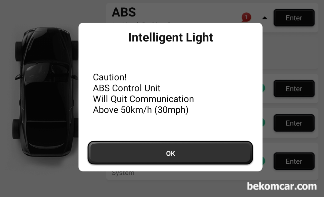 중고차구입시 전체전장시스템 진단은  하도록 하자, 혼다 CRV 차량의 84-1 ABS, Sensor Logic Failure 고장코드이다. 이 고장코드가 좋지 않는 이유는 시속 50km를 넘으면 ABS 시스템이 작동되지 않을수 있다는 것이다.  중고차 구입에는 항상 육안점검과 진단기로 전장시스템을 진단해서 구매후 총 정비에산 범위에 있는지 체크하는것도 좋겠다.|bekomcar.com