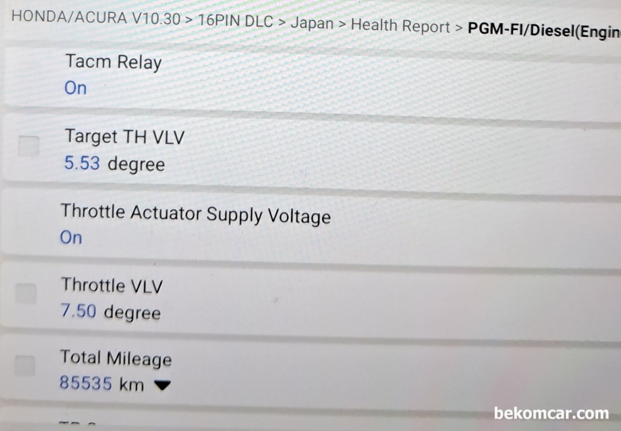 P2101 쓰로틀바디 ETCS 기능불량, 혼다 어코드 진단.정비사례, 추가 검증작업이다. 역시 P2101 ETCS 쓰로틀바디 고장이지만 거의 고장이 아닌것으로 판단한다.|bekomcar.com