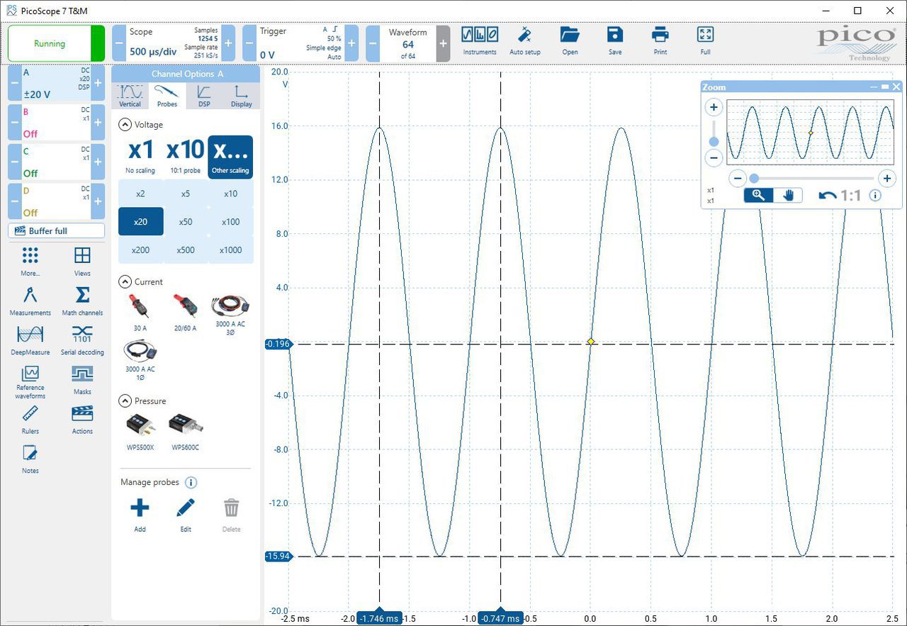 항상 중요한것은 소프트웨어 와 창의적인 Critical Thinking 능력인듯, PICOSCOPE T&M Version 7 이다. 오랫동안 진화해온 소프트웨어이다. 매우 좋은 기능에 직관적이면서 무엇보다 기본값 이외에 사용자가 추가적인 설정을 할 수 있게되어 있다. 베콤카에서 기본으로 사용하는 오실로스코프중 하나이다.|ベコムカー (bekomcar)