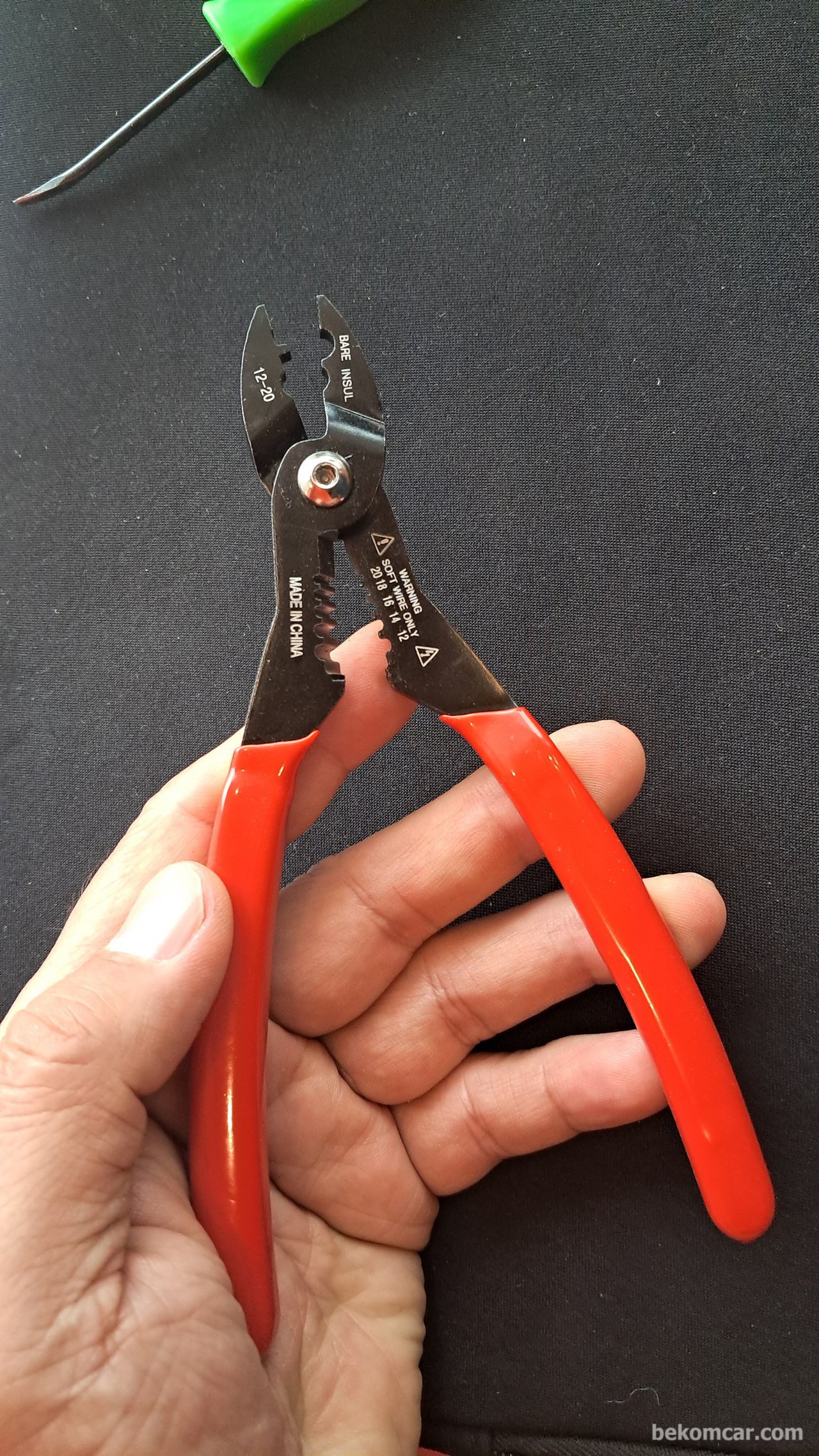 スライドショーはこちらをクリックしてください。 Left Image-7in Squeeze Pliers 크림핑 공구|ベコムカー (bekomcar)