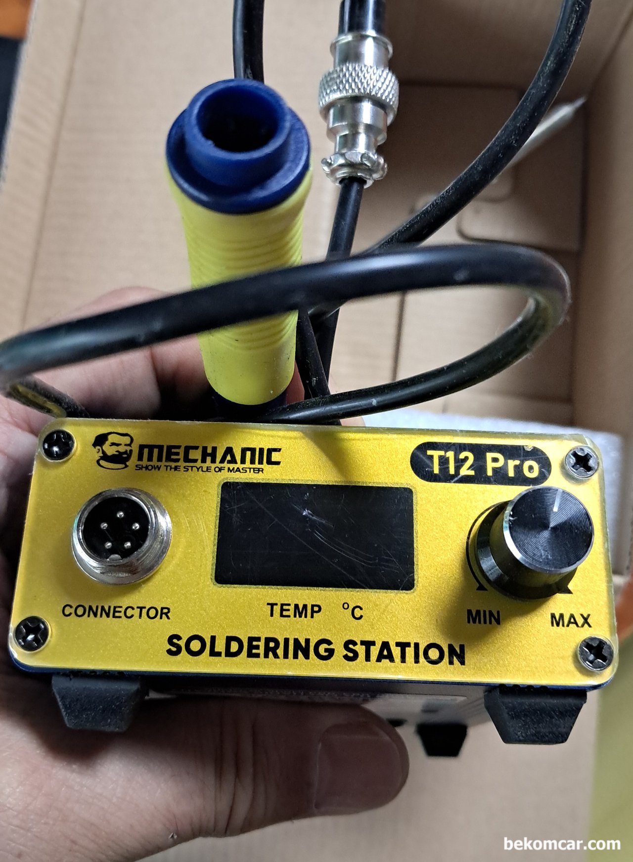 MECHANIC 솔더링 스테이션 및 솔더플럭스, 솔더페이스트 등, MECHANIC 과 AMTECH 브랜드는 무엇이든 다 좋다. MECHANIC T12 Pro Soldering Station 이다. 믿을만 한 좋은 제품이다. ECU수리에 매우 좋다.|بيكومكار (bekomcar)
