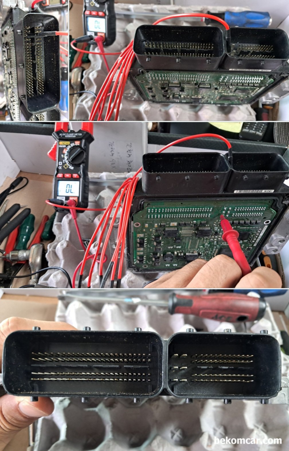 봉고3 간헐적 시동불능, ECU 교체로 정비. ECU 오픈 점검기록, 봉고3 간헐적 시동불능, ECU 교체로 정비. ECU 오픈 점검기록이다. ECU 교체로 시동불능 증상은 정비되었다.|بيكومكار  (bekomcar)