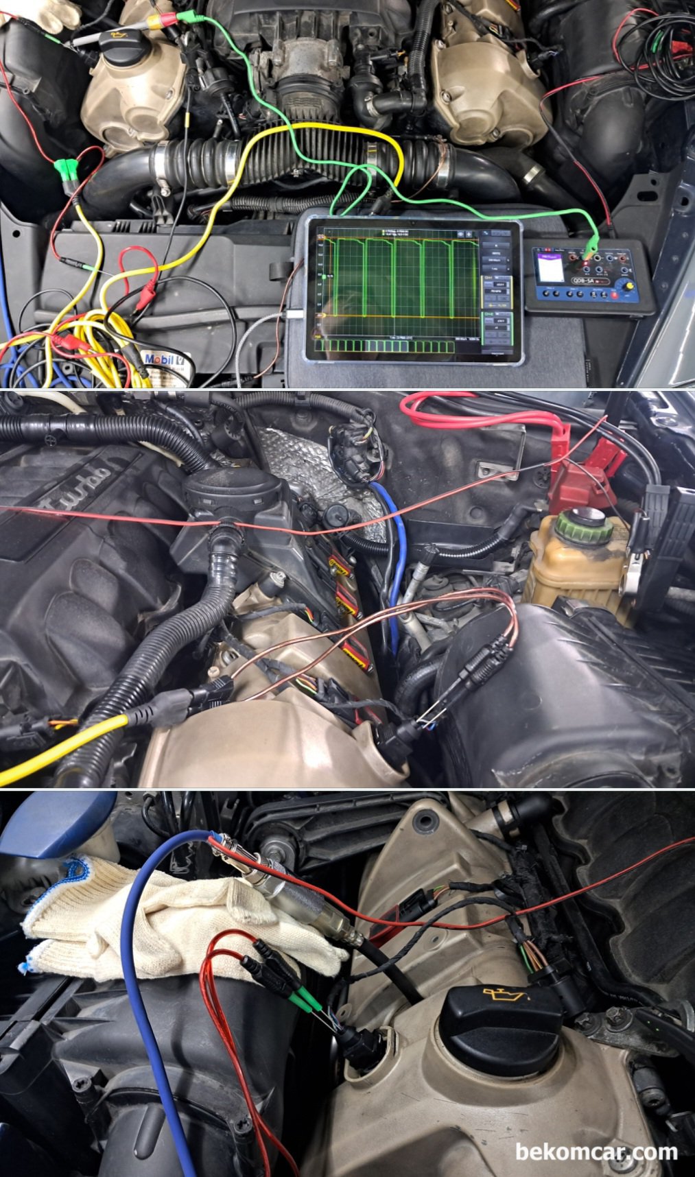 포르쉐 카이엔 V8 4.8L 타이밍 고장 P0016 진단기록, 포르쉐 카이엔 V8 4.8L 타이밍 고장 P0016 진단기록|bekomcar.com