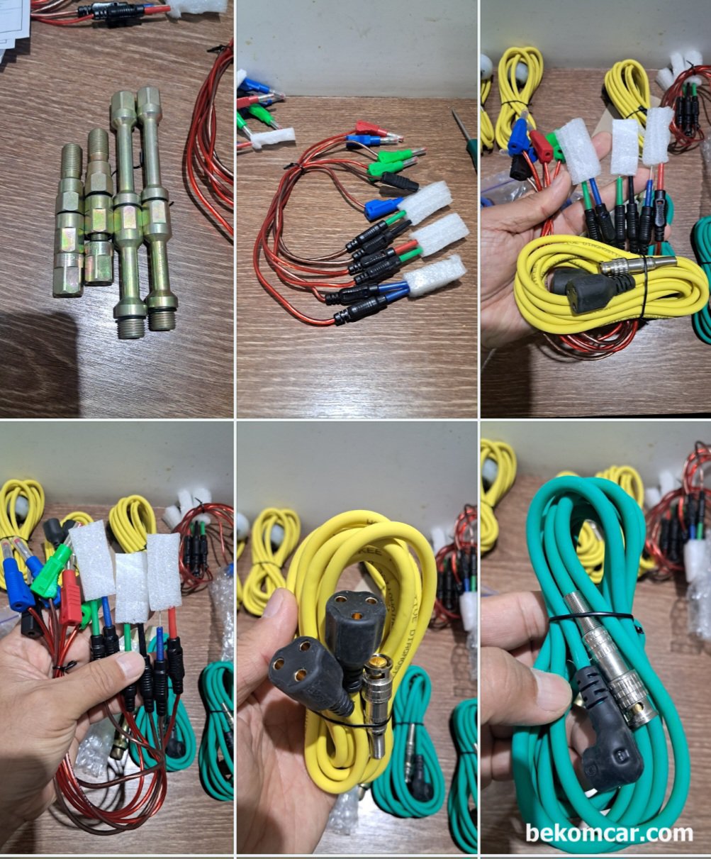 ROTKEE 실린더압력센서, 펄스센서, 진동센 &  프로브 수입 유통, 베콤카는 ROTKEE의 한국공식 딜러로, 이번에 수입한 제품중에는 스코프 1 채널에 인젝터나 점화코일 등을 4개 혹 6개까지 동시에 측정하여 스코프에 파형으로 보여주는 프로브도 포함되어 있다. 따라서 크랭크, 캠각, 인젝터 및 점화코일 등을 한번에 측정가능하여 진단시간 절약을 제공한다.|베콤카 차량정밀진단