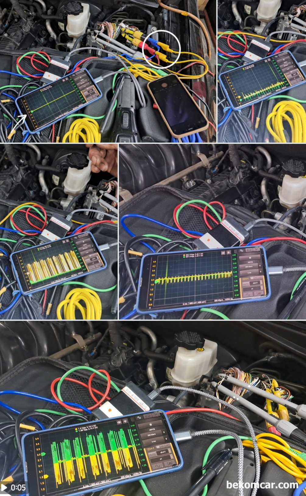 Martin Loren HS512Max 자동차진단용 오실로스코프, '방송통신기자재등의 적합등록증' 획득완료, HS512Max 2채널 오실로스코프 ( '방송통신기자재등의 적합등록증, R-R-SSS3-HS512Max' 는 ROTKEE 실린더압축압력센서, 진동센서, 펄스센서 등 다른 측정장비와 함께 사용하면 응용분야는 매우 광점위하다. 크랭크케이스 블로우바이 가스 측정 (피스톤 링 손상), 고장코드 없는 실화실린더 진단, 인젝터 고장여부 진단, 점화코일 작동상태, CKP/ CMP 작동상태 파형분석, 산소센서 파형분석, 사이드미러 고장 까지 사실상 최근 차량의 모든면에서 활용된다.|ベコムカー (bekomcar)