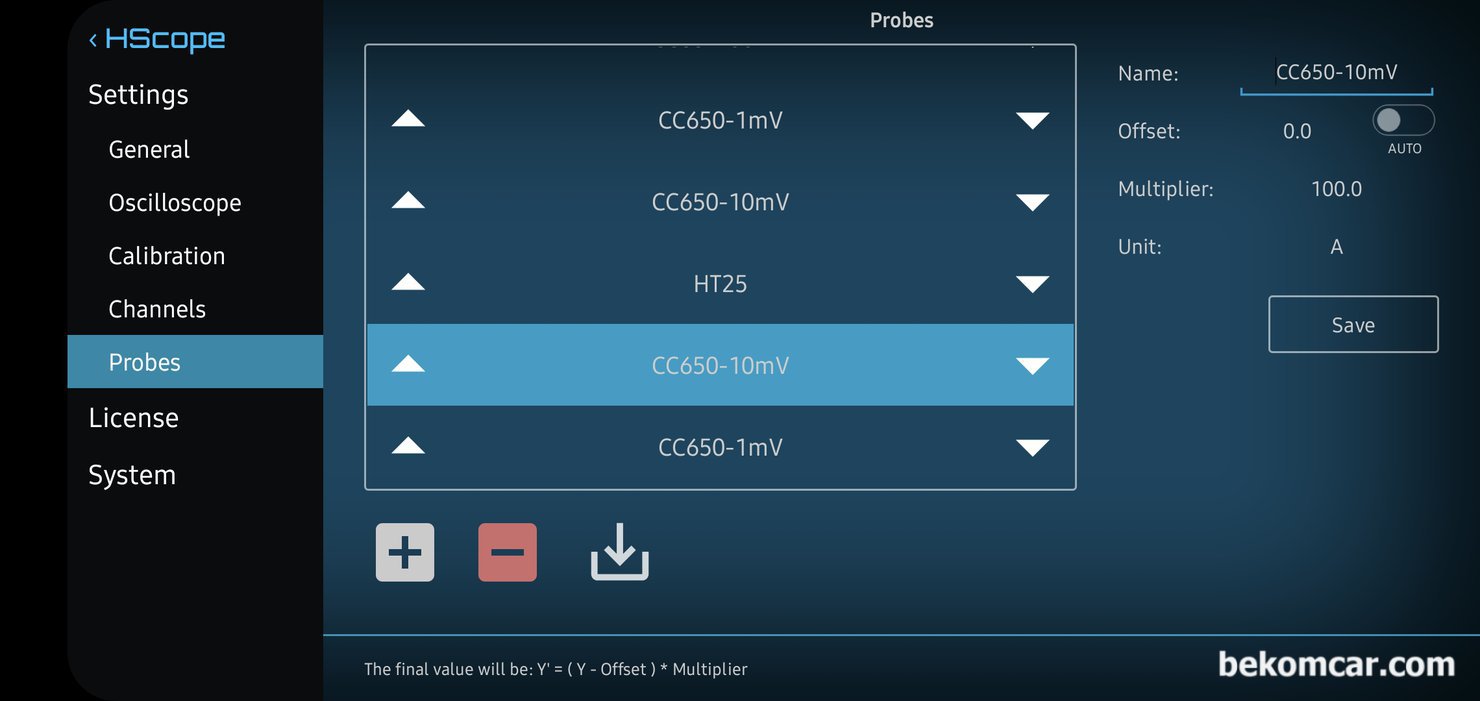 CC650 10mV/A 세팅|bekomcar.com