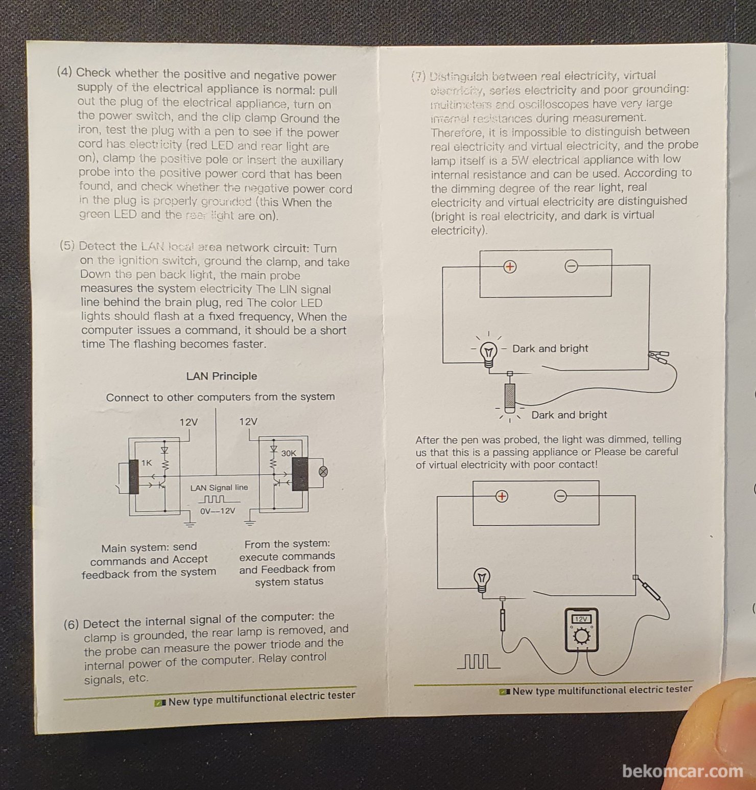 Rear Image-TopDiag P50 Circuit Tester 회로 점검 라이트 테스터|bekomcar.com