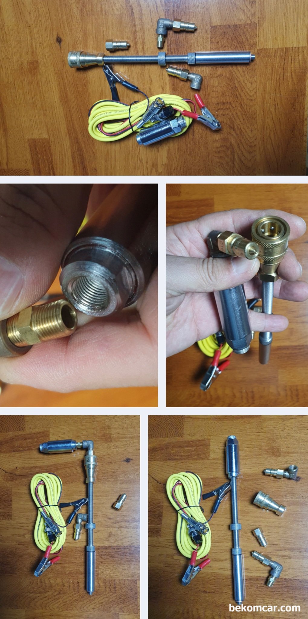 ROTKEE PS100 디젤엔진 실린더압축압력센서 1차 수입분량 도착, ROTKEE PS100 디젤엔진 실린더압축압력센서 1차 수입 분량이 도착했다. 디젤엔진용 실린더압축압력은 휘발유용 실린더압축압력센서 PS16 과 함께 정비사의 필수장비 이다. 디젤엔진용 PS100은 0 ~ 100 Bar 를 지원하며, 아답터는 인젝터용이나 글로우 가 선택적으로 제공된다. 인젝터용 아답처는 국내 엔진 전문기업인 원모터스에서 개발한것을 베콤카에서 원모터스 딜러로서 공급하고 있다.|ベコムカー (bekomcar)