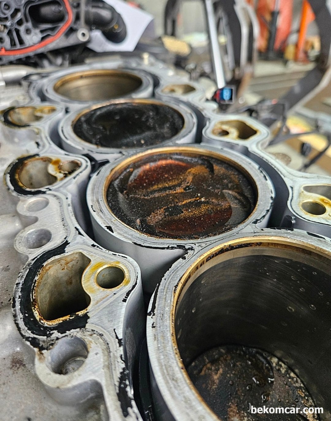 현대 DN8 2021 다기통실화 관련 실린더압축압력 파형, 피코스코프, 현대 DN8 2021 다기통실화. 2번 실린더 BDC TDC 이동에 문제점 ㅡ 덜 올라옴. 자료제공: 초보정비광, 자정공 https://cafe.naver.com/autowave21|贝科姆汽车 (bekomcar)