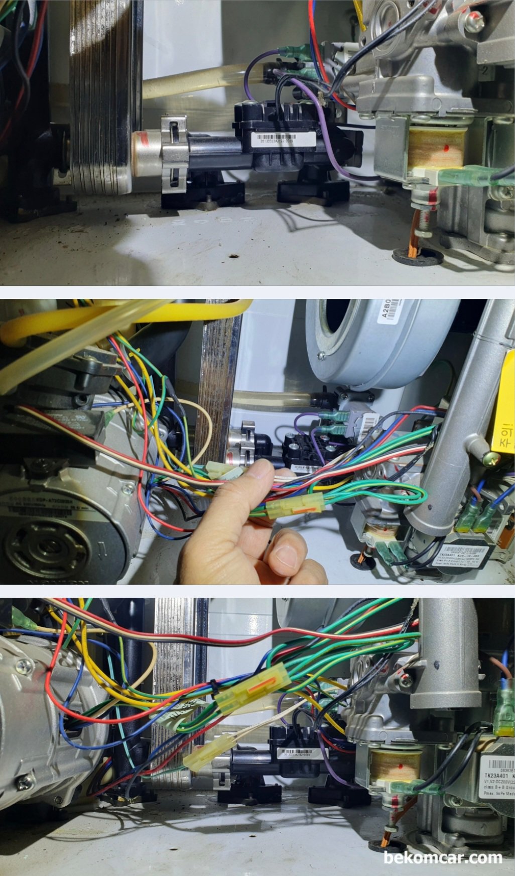 누수 진단 및 정비기록, 별 것 다 하였다., 안전을 위하여 우선 전체적인 환경부터 정리한다. 그리고 전체적인 구조를 파악하고 어디를 어떻게 분해할 지 분석해보다.|贝科姆汽车 (bekomcar)