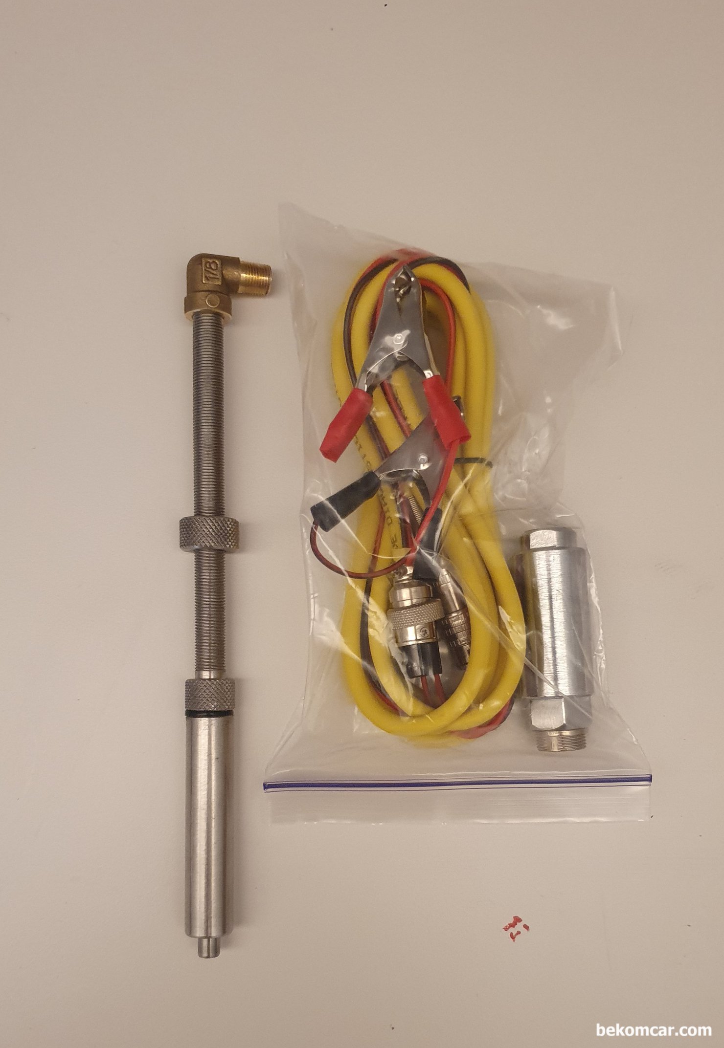 ROTKEE PS100 디젤엔진압축압력센서, 100Bar (순간 150Bar) 압력지원, PS100 디젤엔진압축압력센서, 아답터는 인젝터 용이다. 단순 압력측정을 넘어서 밸브시팅 고장부터 미세한 부분까지 엔진 기계적 고장진단이 가능하다. 정비사 필수 공구이다.|베콤카 차량정밀진단