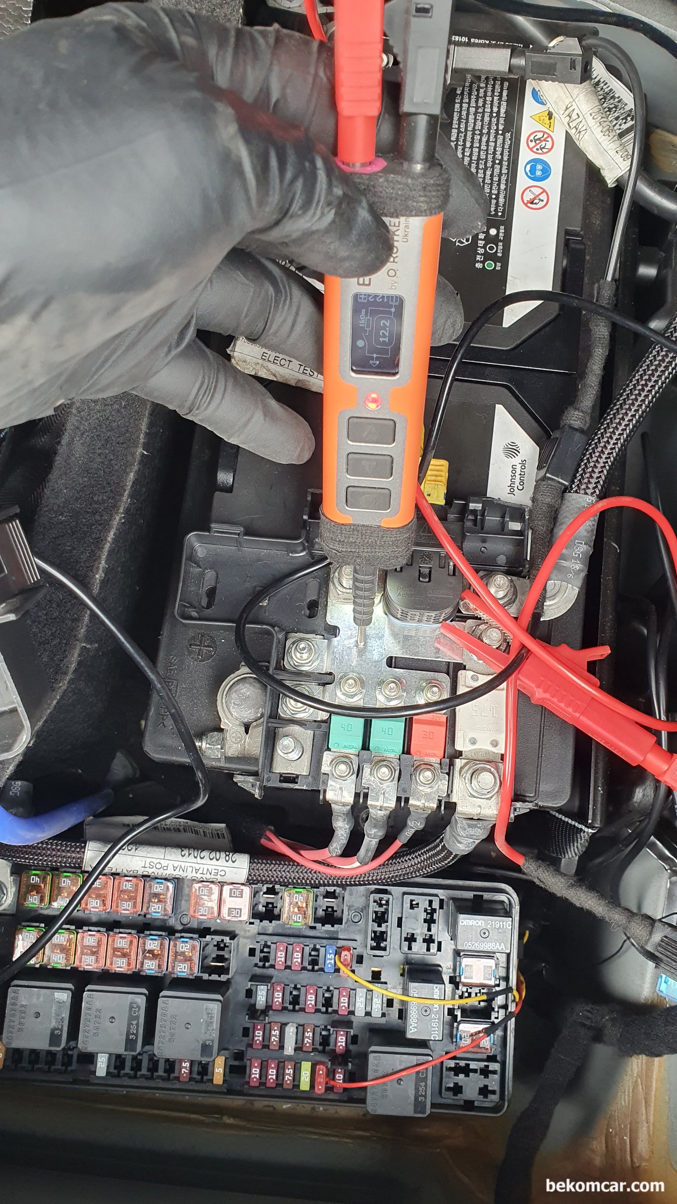 ROTKEE 엑사펜 활용사례, 휴즈 점검하기, |بيكومكار  (bekomcar)