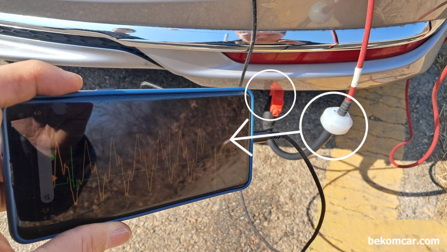 ROTKEE PDS 피에조 센서 사용시 권장사항, ROTKEE PDS 피에조 진동 센서 사용시 권장사항, 가능한 PDS센서를 머플러보다 더 위쪽으로 향하게 마스킹 테이프로 고정시켜 수분이 PDS센서로 유입 되는것을 최소화 한다.|ベコムカー (bekomcar)