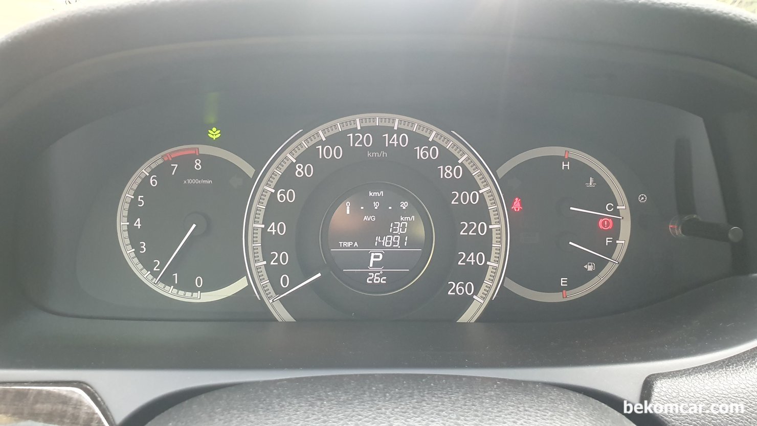 어코드 케미칼 실험일지, 6/16일 2차 투입시 1489km주행거리 AVG 13.0km|贝科姆汽车 (bekomcar)