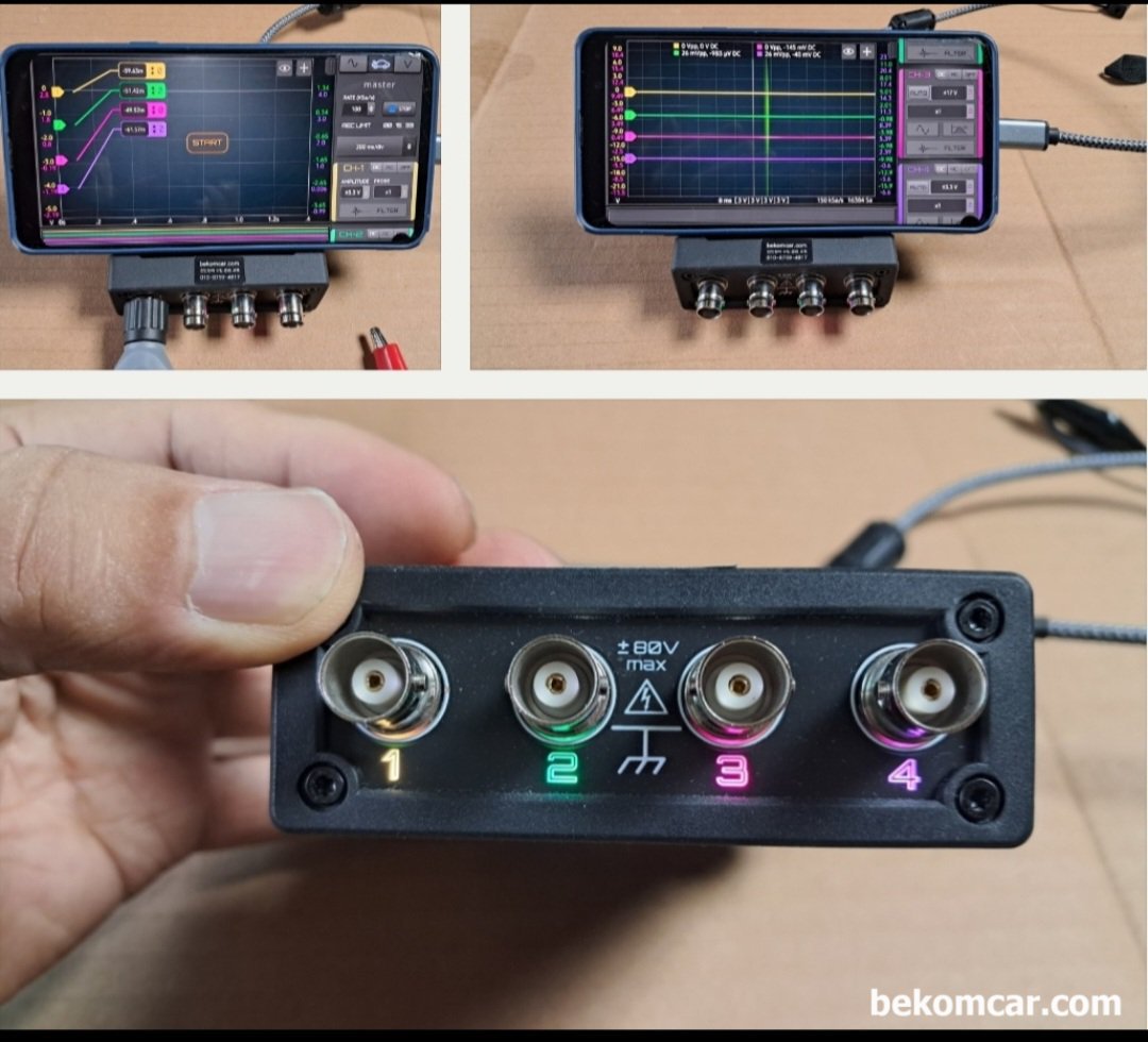 HS514Max 4채널 12Bit ADC 정밀진단 오실로스코프 출시예정, |بيكومكار (bekomcar)